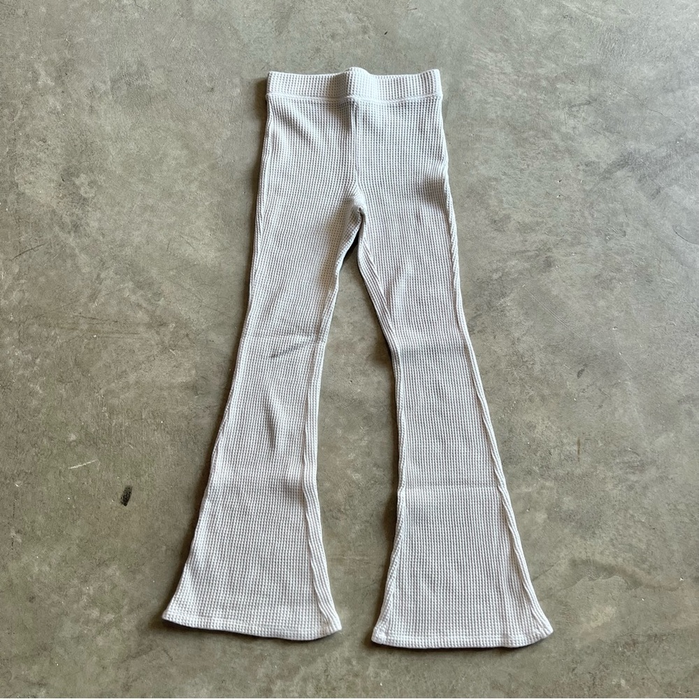 WAFFLE KNIT FLARES